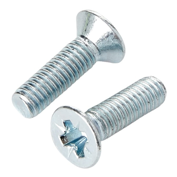 1052681 | SK040M-010-PZ-CZ (100 Pcs) --- Countersunk Screws - M4 - 4x0.7mm - 10 mm - Zinc Plated Steel Pozidrive Screw