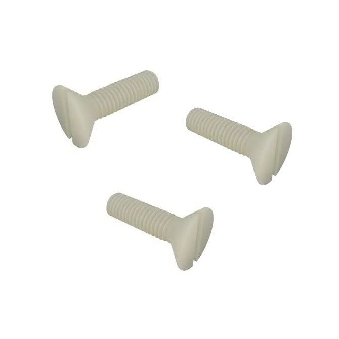 1040611 | SK022C-005-SL-N (4 Pcs) --- Countersunk Screws - 2-56 UNC - 2.18mm - 4.8 mm - Nylon - Zytel 101 - Slotted Screw