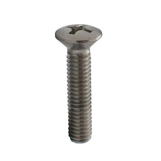 Countersunk Screws - M5 - 5x0.8mm - 25 mm - 304 Stainless Oval Top