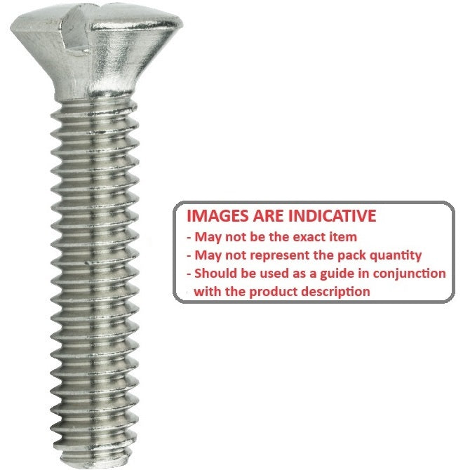 1045609 | SK030M-016-O-SL-S4 (50 Pcs) --- Countersunk Screws - M3 -3x0.5mm- 16 mm - 304 Stainless