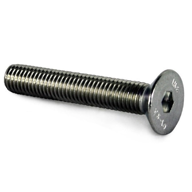 Countersunk Screws - 0-80 UNF - 1.52mm - 9.5 mm - 304 Stainless Socket