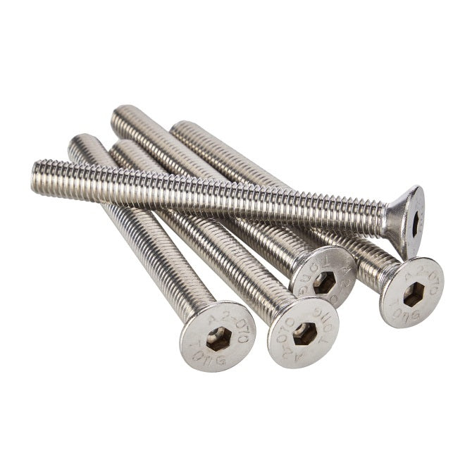 1045589 | SK030M-016-SK-S4 (100 Pcs) --- Countersunk Screws - M3 - 3x0.5mm - 16 mm - 304 Stainless Socket Screw