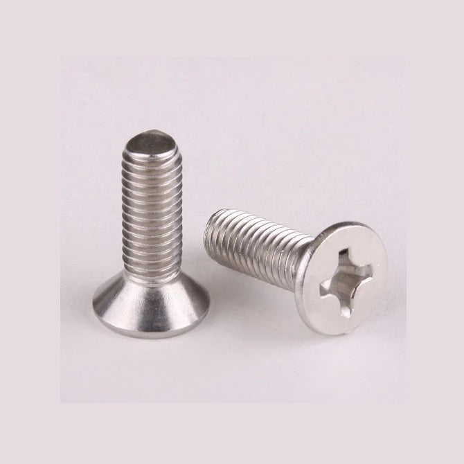1038957 | SK020M-003-PH-S4 (50 Pcs) --- Countersunk Screws - M2 - 2x0.4mm - 3 mm - 304 Stainless Phillips Screw