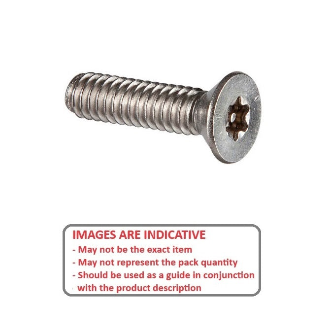 1067251 | SKS0600-020-SK-S4 (45 Pcs) --- Security Screws - M6 - 6x1mm - 20 mm - 304 Stainless Socket Screw