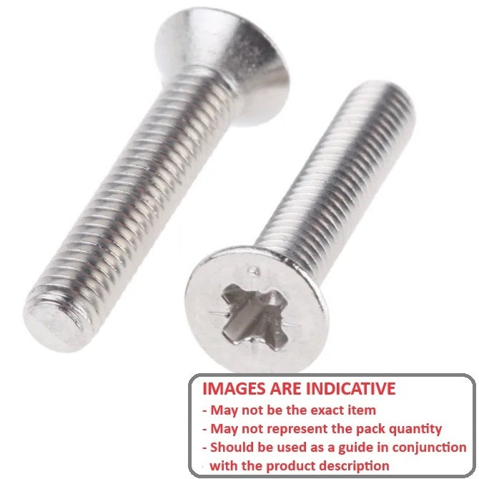 1045537 | SK030M-015-PH-TC1 (50 Pcs) --- Countersunk Screws - M3 - 3x0.5mm - 15 mm - Titanium CP Grade 1 Phillips Screw