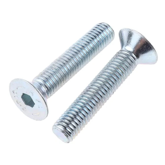 1063210 | SK050M-045-SK-CZ (50 Pcs) --- Countersunk Screws - M5 - 5x0.8mm - 45 mm - Zinc Plated Steel Socket Screw
