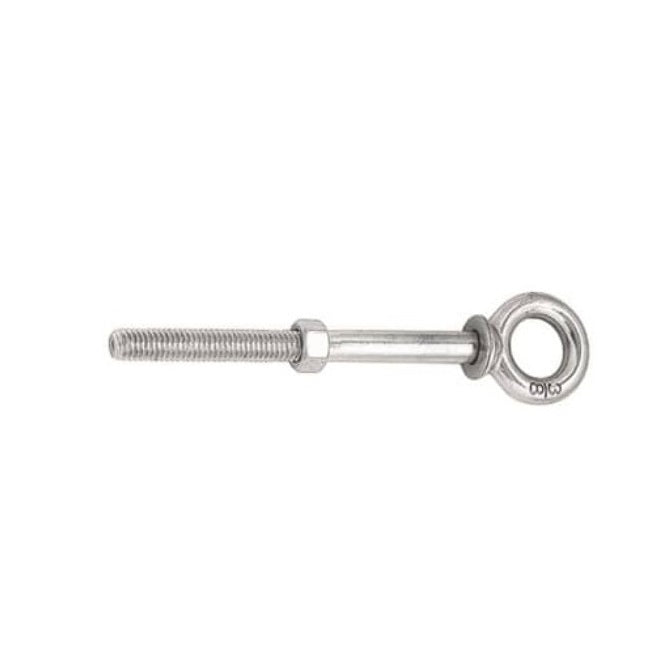 Partial Threaded Shank Eye Bolts - 1/4-20 UNC -6.35mm- 50.8x12.7 mm