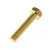 Hex Head Screws - 00-90 UNF - 1.19mm - 9.5 mm - Brass