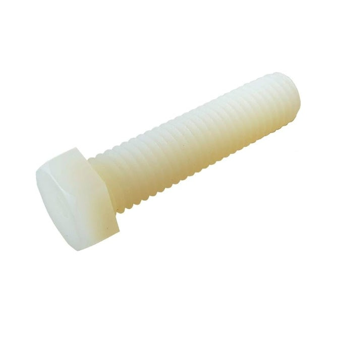 1055235 | SC042C-032-H-SL-N (12 Pcs) --- Hex Head Screws - 8-32 UNC - 4.17mm - 31.8 mm - Nylon - Zytel 101 - Slotted Screw