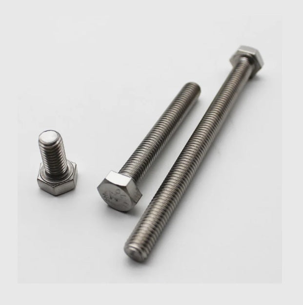 1052926 | SC040M-012-H-TC1 (10 Pcs) --- Hex Head Screws - M4 - 4x0.7mm - 12 mm - Titanium CP Grade 1 Full Thread Screw