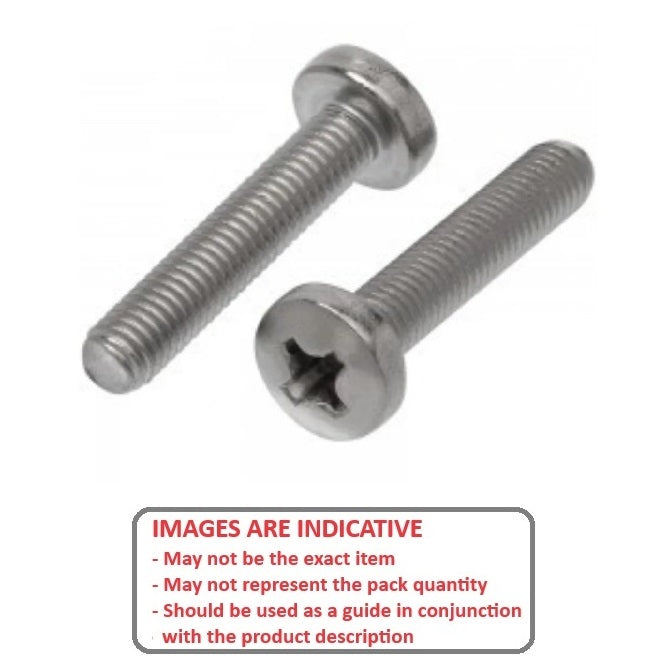 1073155 | SC064C-051-P-PH-A (5 Pcs) --- Pan Head Screws - 1/4-20 UNC - 6.35mm - 50.8 mm - Aluminium Screw