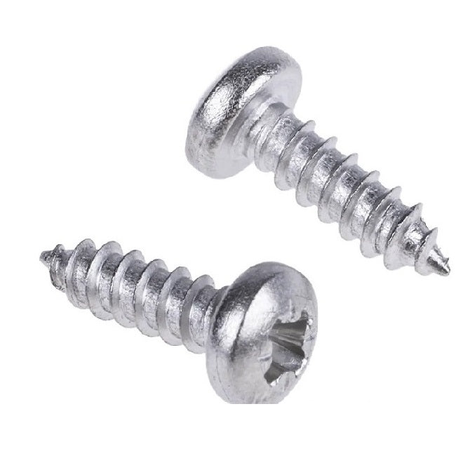 Self Tapping Screws - 2.85x12.7 mm - 4 Pan Head - Stainless Steel 316 Similar to A4, 18-10