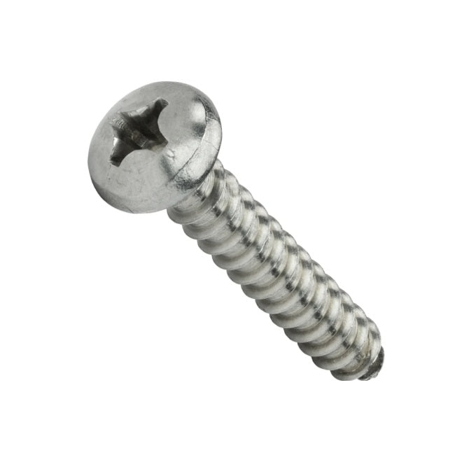 1040556 | SCT0218-010-PLS-P-PH-CZ (10 Pcs) --- Self Tapping Screws - 2.18x9.5 mm - 2 Soft Plastics - Zinc Plated Steel Screw