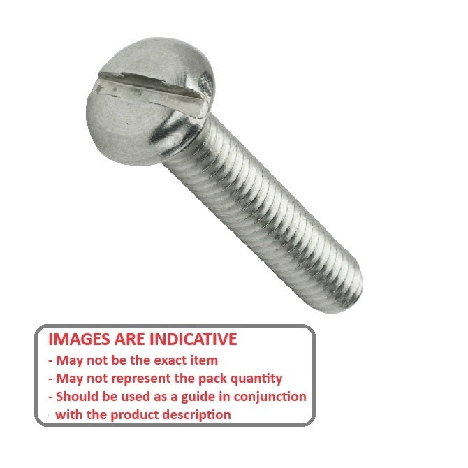1052939 | SC040M-012-P-SL-CZ (100 Pcs) --- Pan Head Screws - M4 - 4x0.7mm - 12 mm - Zinc Plated Steel Slotted Screw