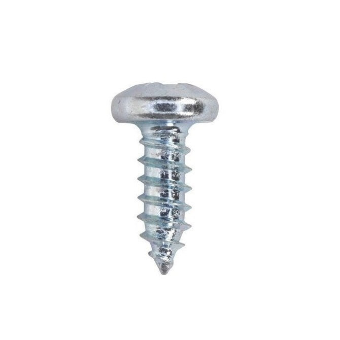 Self Tapping Screws - 3.5x9.5 mm - 6 Pan Head - Zinc Plated Steel