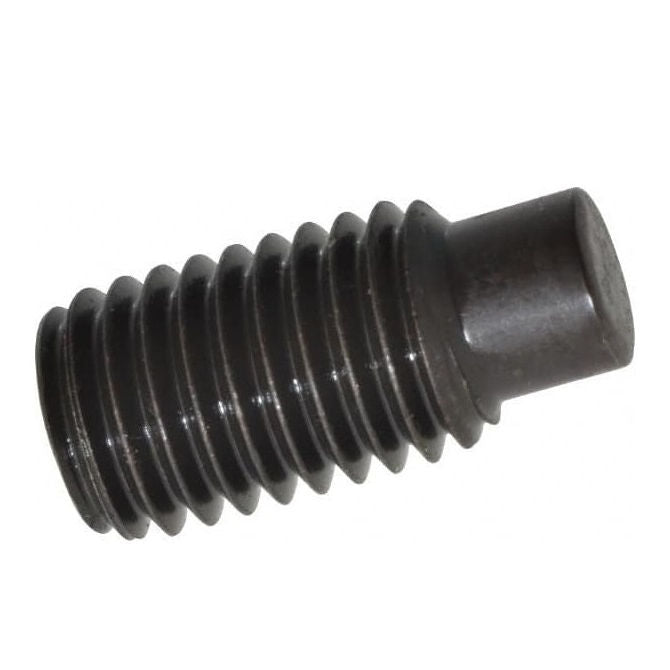 1052022 | SS040M-0100-AS-DP (5 Pcs) --- Dog Point Carbon Steel Socket Set Screws - M4 - 4x0.7mm - 7.8 mm  - Carbon Steel Screw