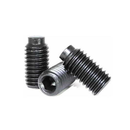 Half Dog Point Socket Set Screws - 10-24 UNC - 4.76mm - 8.4 mm   - Carbon Steel Carbon Steel Case Hardened Rc46-53