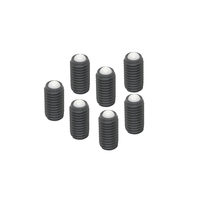 1045030 | SS030M-0102-CS-PO-RB --- Rolling Ball Tip Socket Set Screws - M3 - 3x0.5mm - 9.7 mm - Carbon Steel with Polyacetal tip Screw