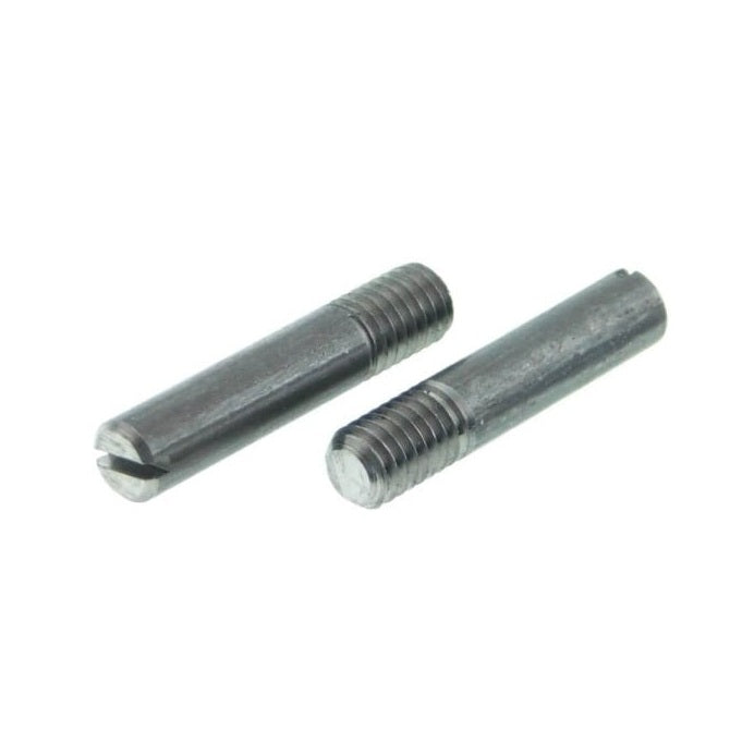 1067724 | SS060M-0300-ASP (2 Pcs) --- Partial Thread Slotted Set Screws - M6 - 6x1mm - 30 mm  - Steel Alloy, Rockwell B75 Screw