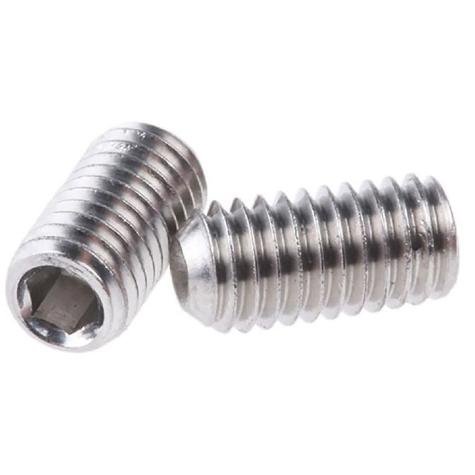 1038107 | SS016M-0050-S6 --- Standard Cup Point Socket Set Screws - M1.6 - 1.6x0.35mm - 5 mm 316 Stainless Steel DIN916 - Stainless Steel 316 Similar to A4, 18-10 Screw