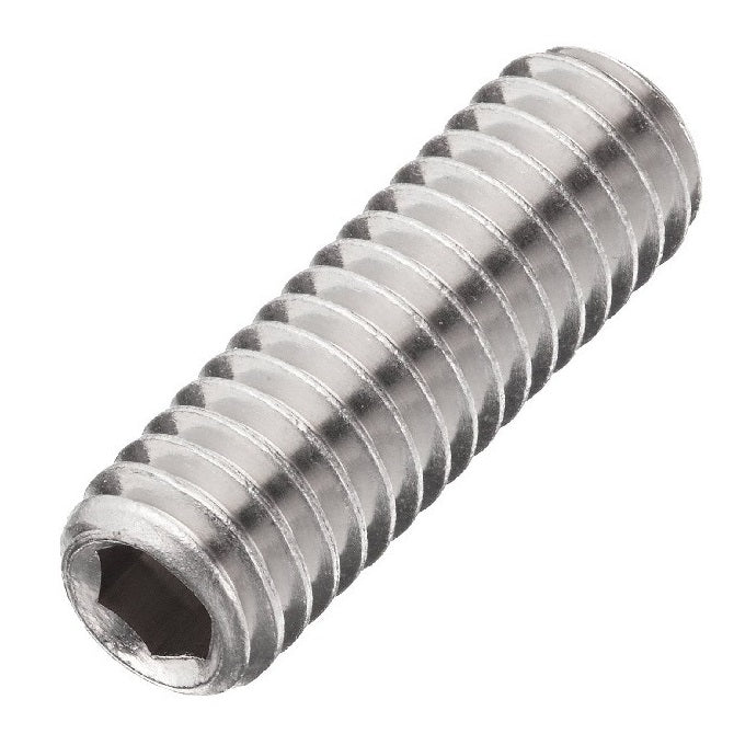 Standard Cup Point Socket Set Screws - M4 - 4x0.7mm - 4 mm Zinc Plated DIN916 - Carbon Steel - Hardened