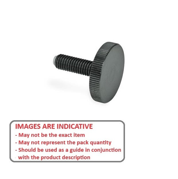 1102789 | THS127C-076-K-CS-FT --- Thumb Screws - 1/2-13 UNC - 12.7mm - 76.2 - - Flat Tip - Stainless Steel 303/304 Similar to A2, 18-8 HRB80 Screw