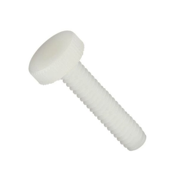 Thumb Screws - 8-32 UNC - 4.17mm - 9.53x14.29 mm Knurled - NYLATRON GS PA66 + MoS2