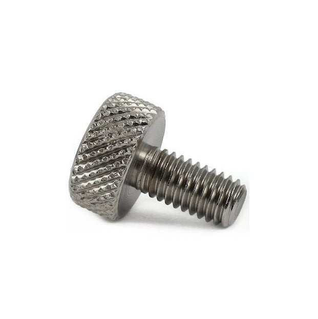 Thumb Screws - M4 - 4x0.7mm - 8x13 mm Knurled - Steel Zinc Plated