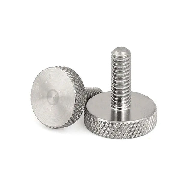 1071890 | THS064C-016-K-3-N --- Thumb Screws - 1/4-20 UNC - 6.35mm - 15.88x23.81 mm Knurled - Stainless Steel 303/304 Similar to A2, 18-8 HRB80 Screw