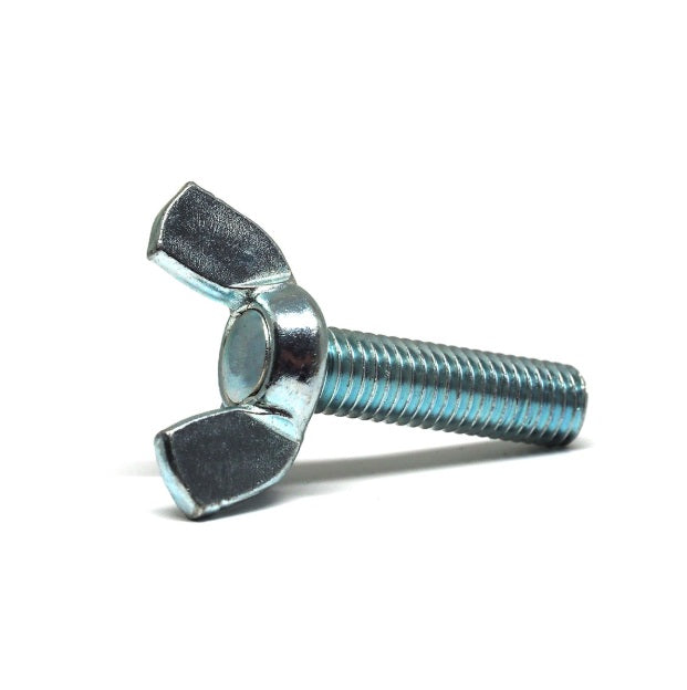 1072447 | THS064C-025-W-CS-WF --- Thumb Screws - 1/4-20 UNC - 6.35mm - 25.4x46.04 mm Wing - Malleable Iron Screw