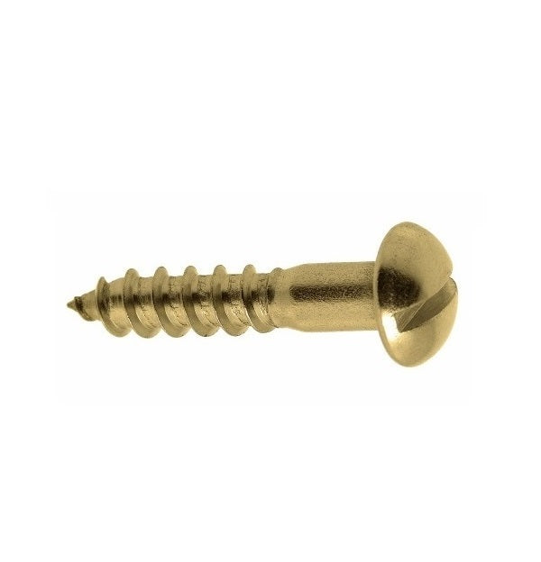 Wood Screws - 2.18mm - 2 Gauge - 6.35 mm - Brass
