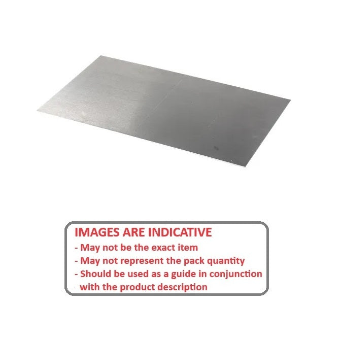 1000833 | SHM-0100-0150-0050-AL --- Aluminium Shim and Foil - 0.1x150x50 mm - Aluminium