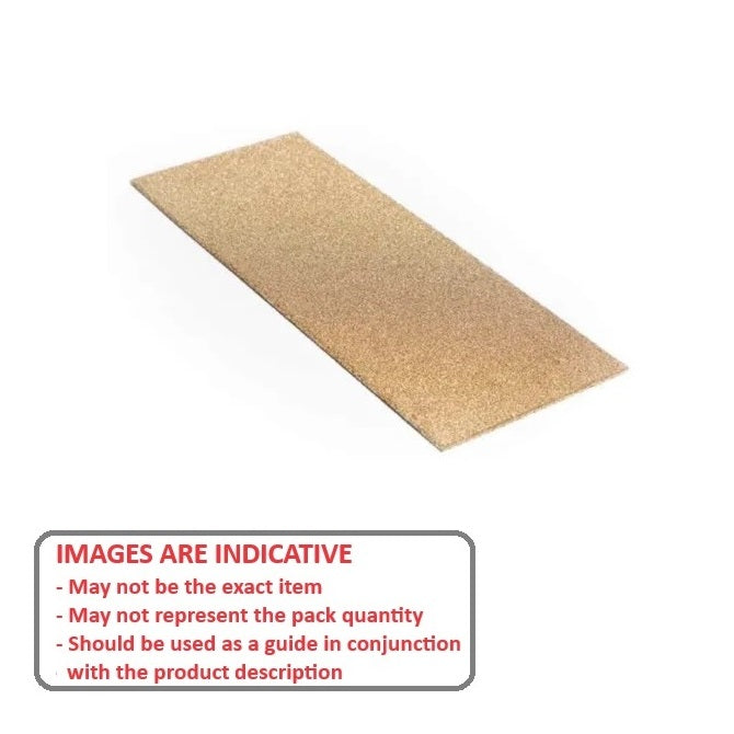 1120439 | SHT-1905-0127-0203-SB --- Sintered Bronze Sheet - 19.05x127x203.2 mm - Sintered Bronze