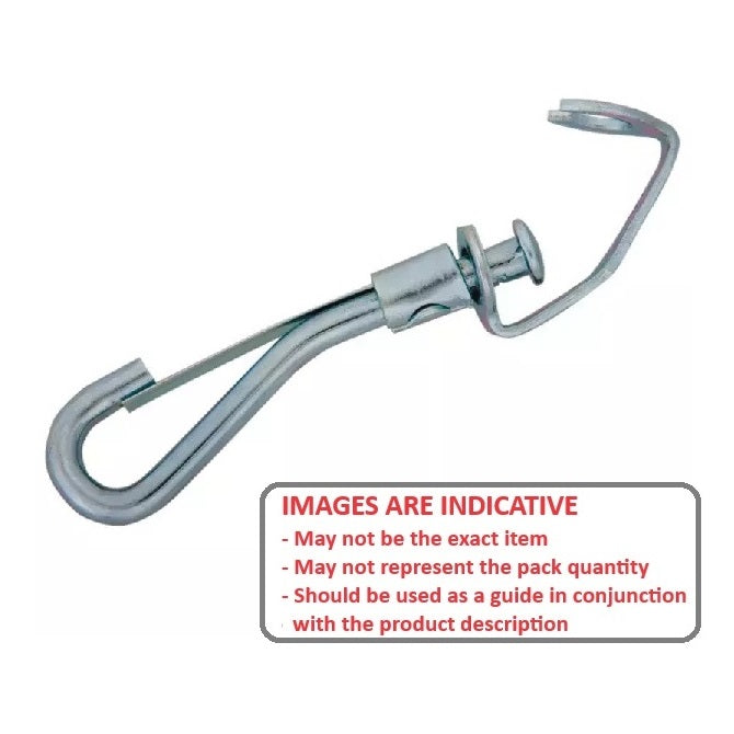 1180345 | BA-1407RS --- Steel Wire Snaps - 85.725x7.137 mm - - Open Swivel