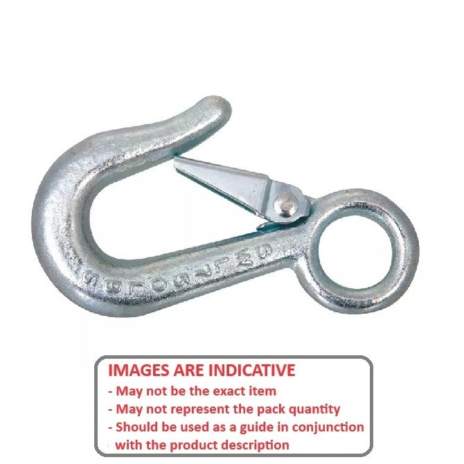 1094217 | BA-365RS --- Safety Hook Snaps - 11.1x19.05x101.6 mm - Steel Snap