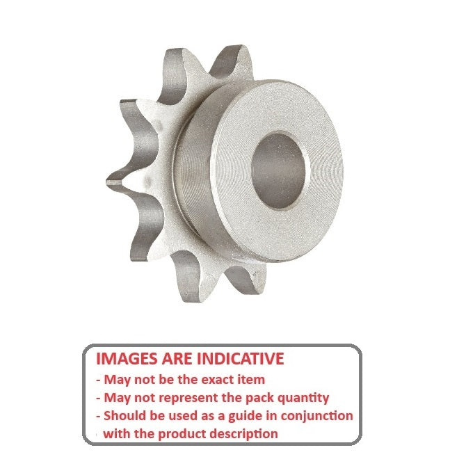 1104142 | SP1-064-028B-013-064-S3 --- Roller Chain Sprockets - 13 tooth - 26.27x18.26 mm Simplex - Stainless Steel 303/304 Similar to A2, 18-8 HRB80 Sprocket