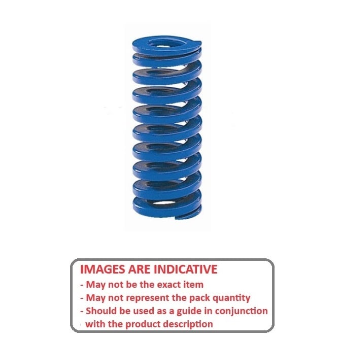 1133324 | DS-254-076-MD --- Die Springs - 25.4x12.7x76.2 mm - Spring Steel