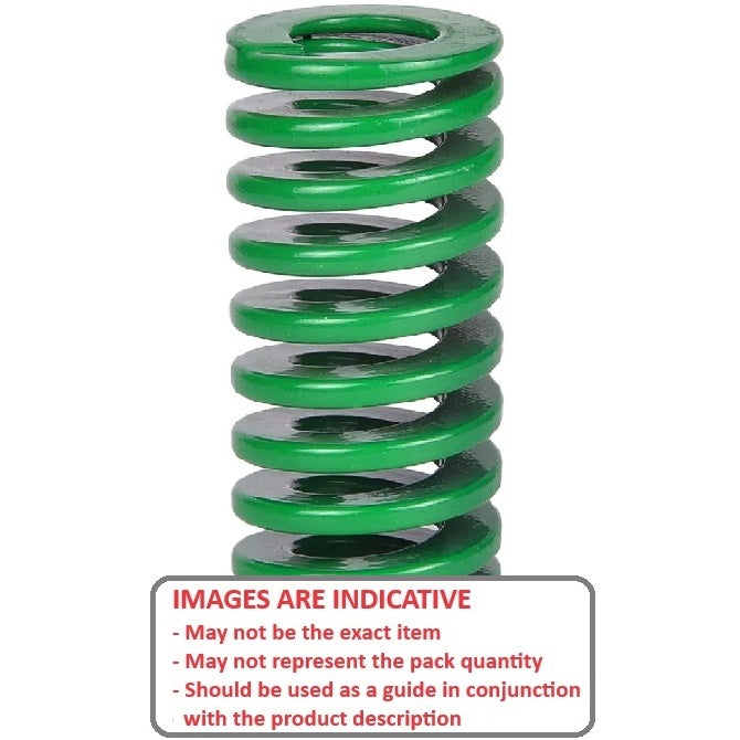 1089123 | DS-100-025-LD --- Die Springs - 10x5x25 mm - Spring Steel