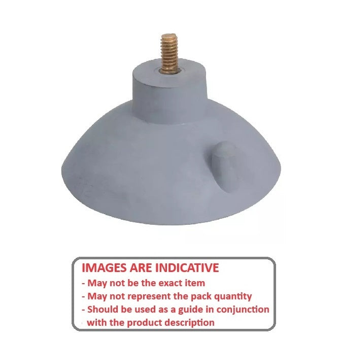 1176924 | A-40RS --- Suction Cups - 79.4x41.3 mm - 1/4-20 x 3/8 Stud - EPDM rubber Suction Cup