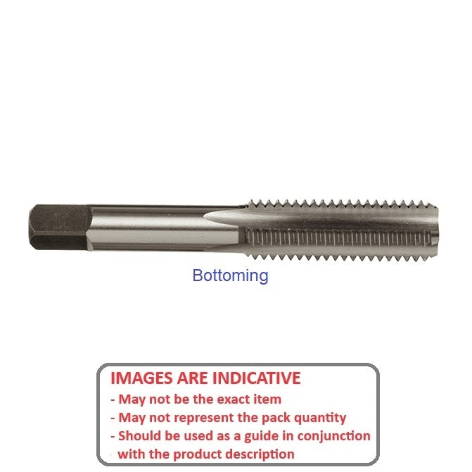 1042621 | TPC-025F-P --- Threading Tools - 3-56 UNF - 2.52mm - 0.454 mm / 56 TPI - Bottoming Hand Taps - Carbon Steel Tap