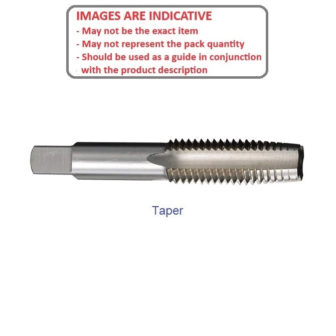 1055644 | TPC-045M-T-H --- Threading Tools - M4.5 - 4.5x0.75mm - 0.750 mm / 33.87 TPI - Taper Hand Taps - High Speed Carbon Steel Tap