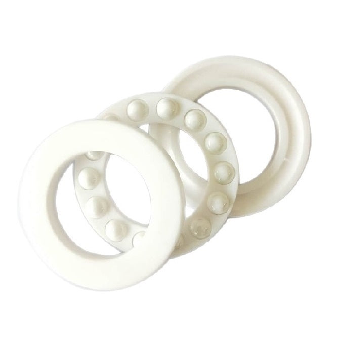 Thrust Ball Bearings - 30x47x11 mm / 32 mm Grooved - Ceramic Zirconia ZrO2 Balls and Races