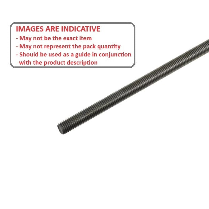 1074034 | AT064F-0914-M (Length) --- Allthread Threaded Rod - 1/4-28 UNF - 6.35mm - 0.907 mm / 28 TPI 914.4 mm - Steel