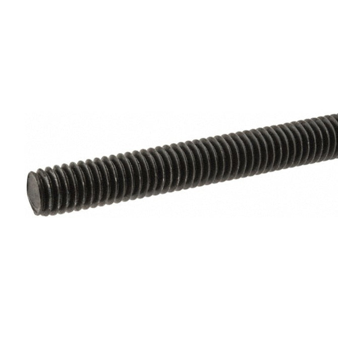 1074034 | AT064F-0914-M (Length) --- Allthread Threaded Rod - 1/4-28 UNF - 6.35mm - 0.907 mm / 28 TPI 914.4 mm - Steel