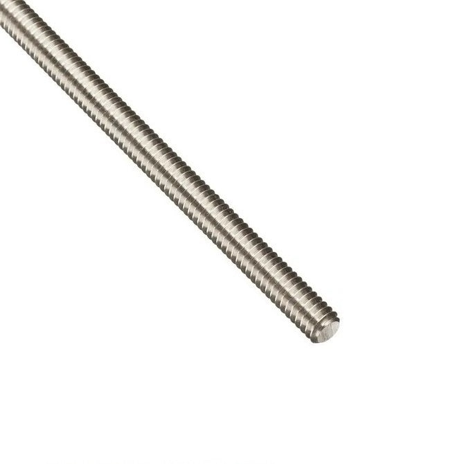 Allthread Threaded Rod - M6 - 6x1mm - 1.000 mm / 25.4 TPI 1000 mm - Stainless Steel 316 Similar to A4, 18-10