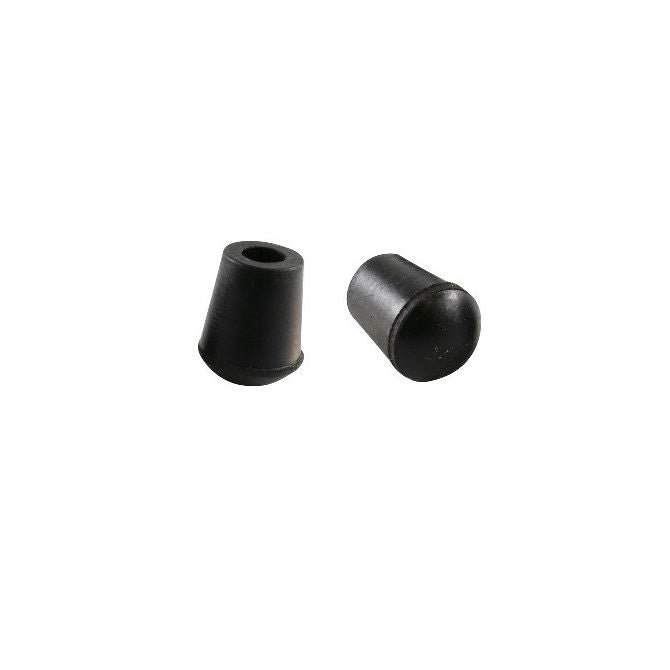 1069281 | TIPR-06.30-BL (50 Pcs) --- Round Tips - 6.3 mm Black - Plasticised Rubber Protective Tip