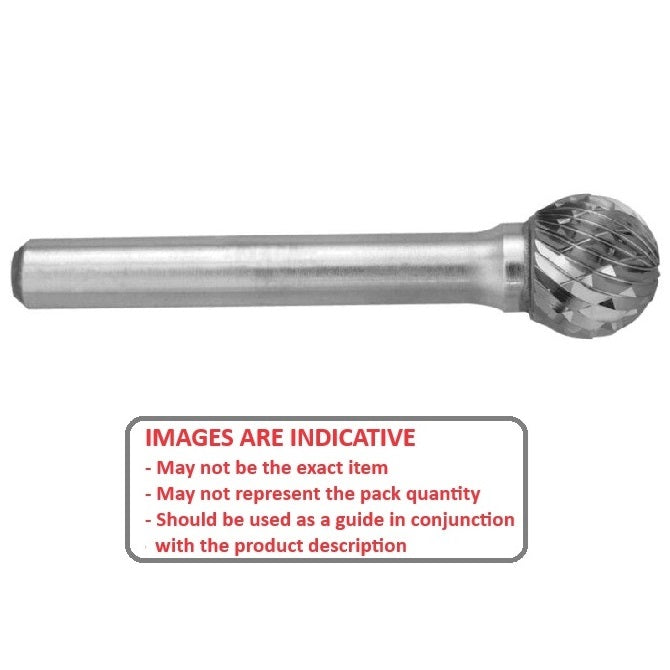 1224689 | GAR74062RS --- Rotary Files Tools - Type Ball 2.381 Double Cut - Carbon Steel File