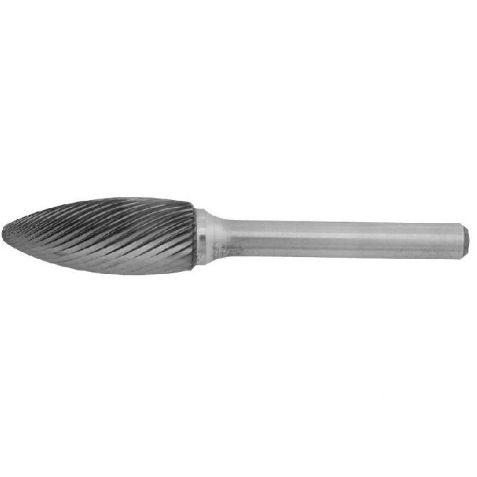 1224786 | GAR74112RS --- Rotary Files Tools - Type Flame 3.175 - 6.35 Double Cut - Carbon Steel File