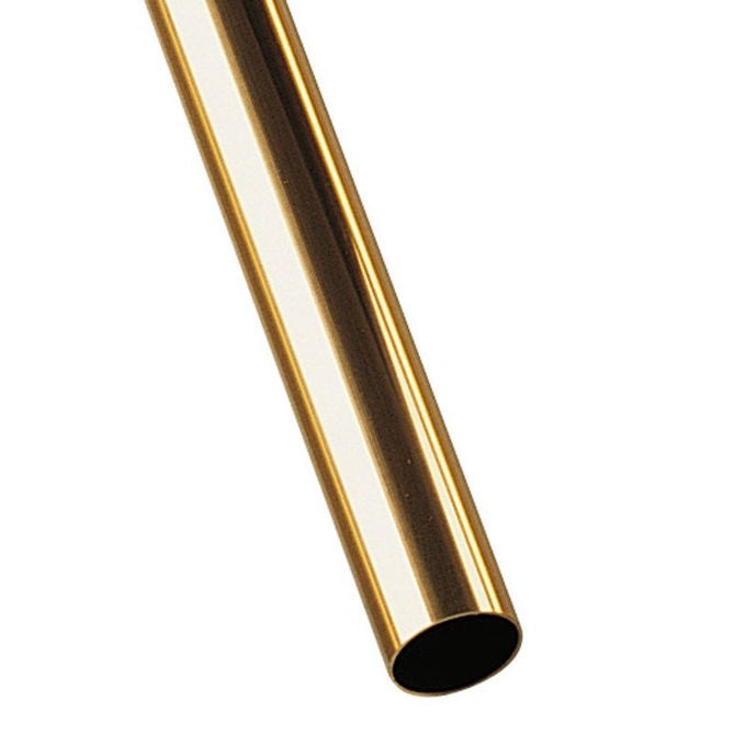 1043957 | 0T-0030-0021-1000-BR (Each) --- Round Tube - 3x2.1x1000 mm - Brass