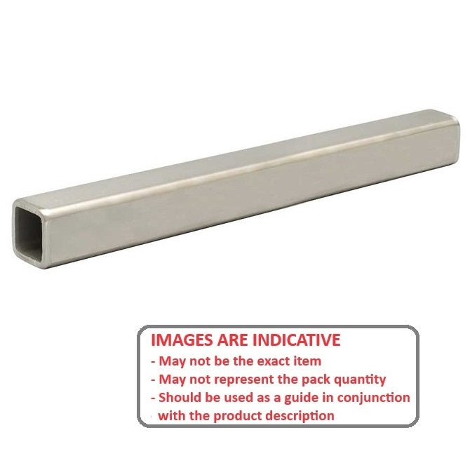 1134700 | 4T-0254-0610-S3 --- Linear Shafting - 25.4x609.8 mm - 304 Stainless Steel Square Shaft